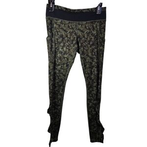 Lululemon Athletica Green Camouflage Leggings